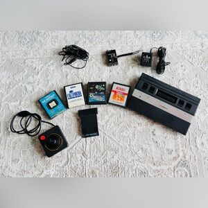 TESTED Atari 2600 Jr Bundle + 5 Games - Rare Zellers TIME WARP